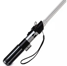 Load image into Gallery viewer, Star Wars Galaxy's Edge Light-Up LIGHTSABER Umbrella Galactic Empire Insignia