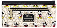 Load image into Gallery viewer, Loungefly Disney Mickey Mouse Hardware Flap Wallet