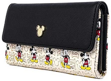 Load image into Gallery viewer, Loungefly Disney Mickey Mouse Hardware Flap Wallet