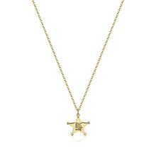 Load image into Gallery viewer, Disney Couture Kingdom Pixar Toy Story Sheriff Woody Badge Necklace