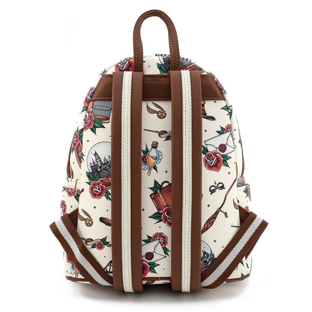 Loungefly X Harry Potter Relics Tattoo Envelope Mini Backpack