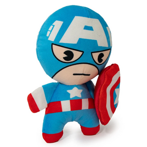 Marvel Captain America Standing Pose Plush Dog Chew Toy