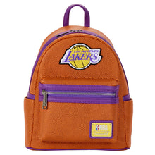 Load image into Gallery viewer, Loungefly NBA LA Lakers Basketball Mini Backpack