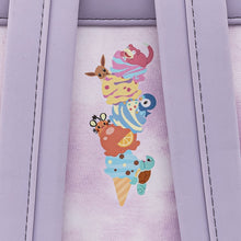 Load image into Gallery viewer, Loungefly Pokemon Ice Cream Acid Wash Denim Mini Backpack