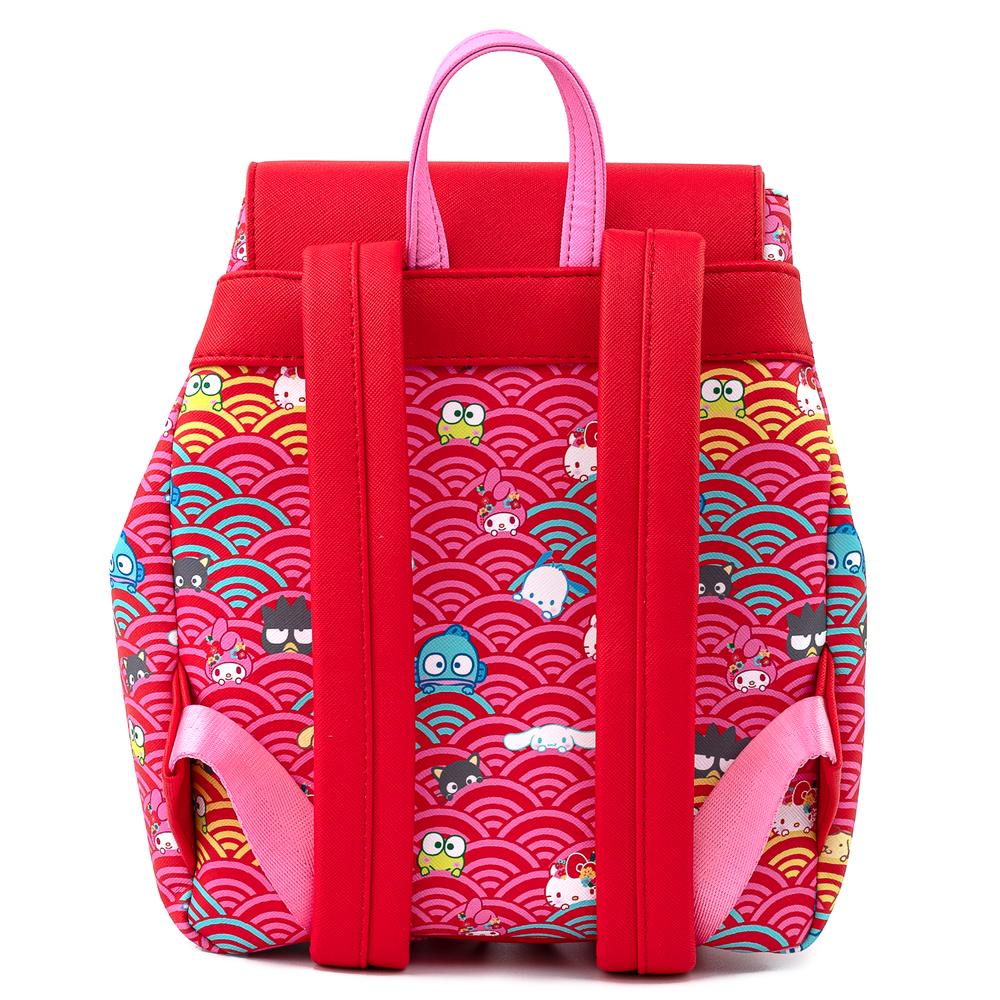 Loungefly x Sanrio 60th Anniversary Gold Bow Backpack Loungefly Sanrio 60th Anniversary Gold Bow AOP Mini Backpack  main image 3