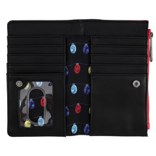 Load image into Gallery viewer, Loungefly Disney NBC Christmas Jack Cosplay Flap Wallet Interior View