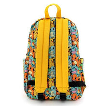 Load image into Gallery viewer, Loungefly Pokemon Starters AOP Nylon Backpack Back