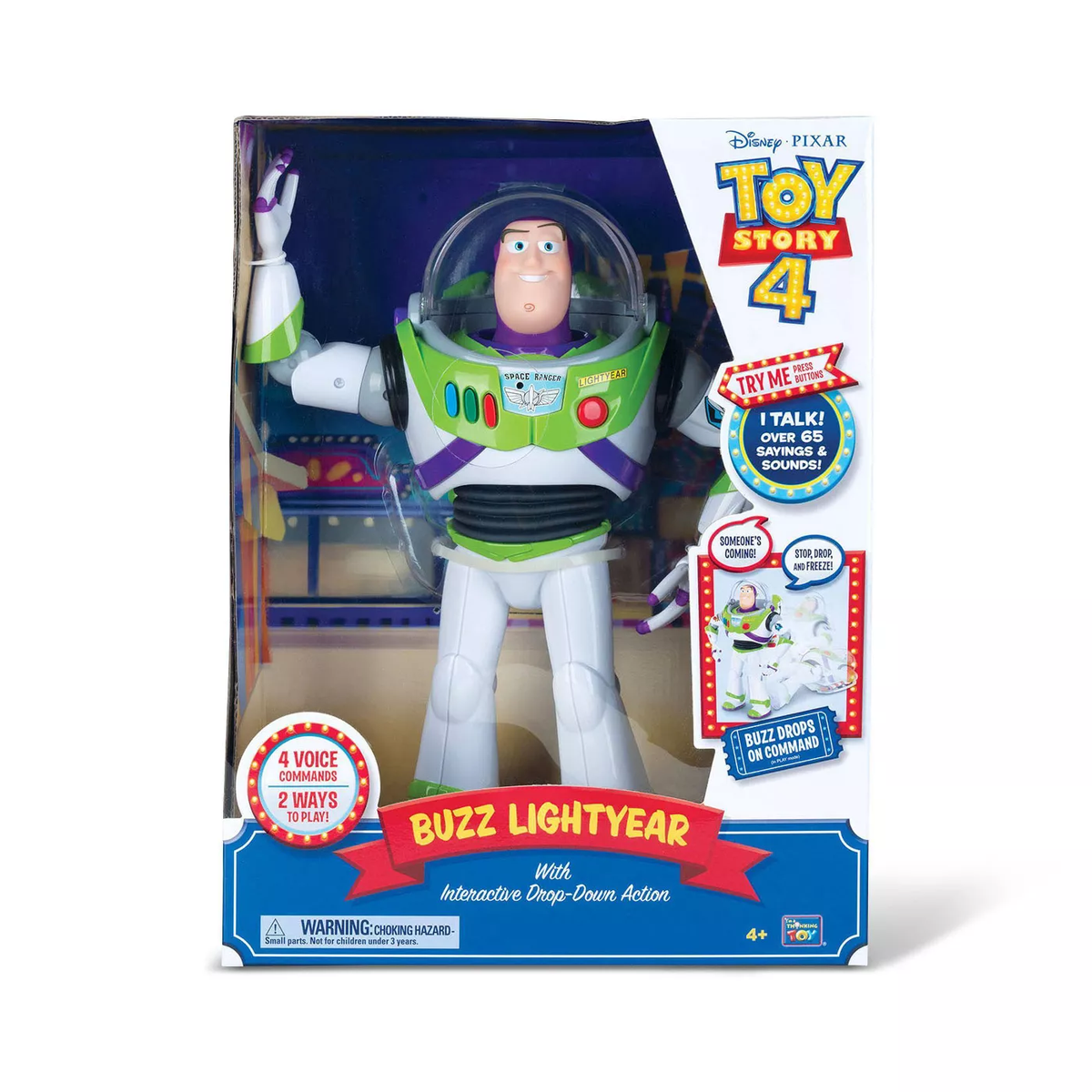 Retired New Disney Pixar ThinkWay Toys Toy Story Talking