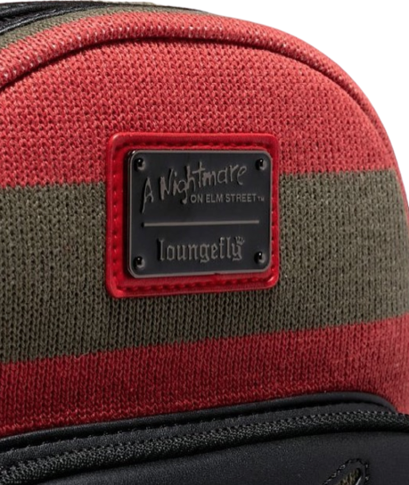 freddy krueger loungefly mini backpack Loungefly Nightmare on Elm Street Freddy Sweater Mini Backpack w/ Bag – The Line Jumper