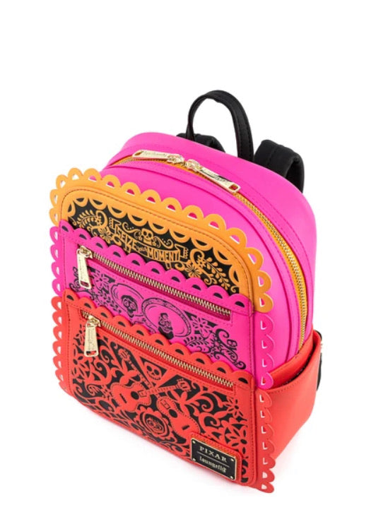 Deals PIXAR Loungefly COCO Papel Picado mini backpack