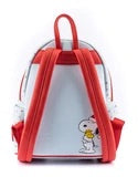 Load image into Gallery viewer, Loungefly Peanuts Glow in the Dark Gift Giving Snoopy & Woodstock Mini Backpack
