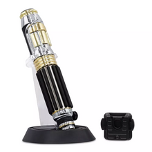 Load image into Gallery viewer, Mace Windu Legacy Custom Lightsaber Collectible Set w/Blade Belt Clip Stand