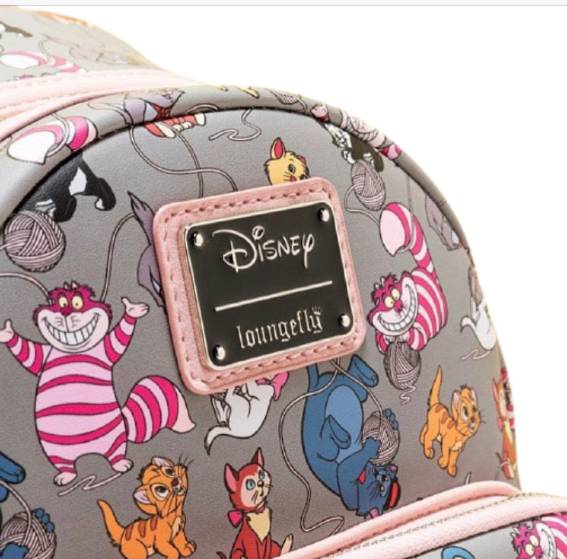 disney cats mini backpack by loungefly Loungefly Disney Cats All Over Print Mini Backpack – The Line Jumper