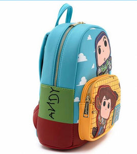 Loungefly Pop! Disney Pixar Toy Story Buzz and Woody Mini Backpack side