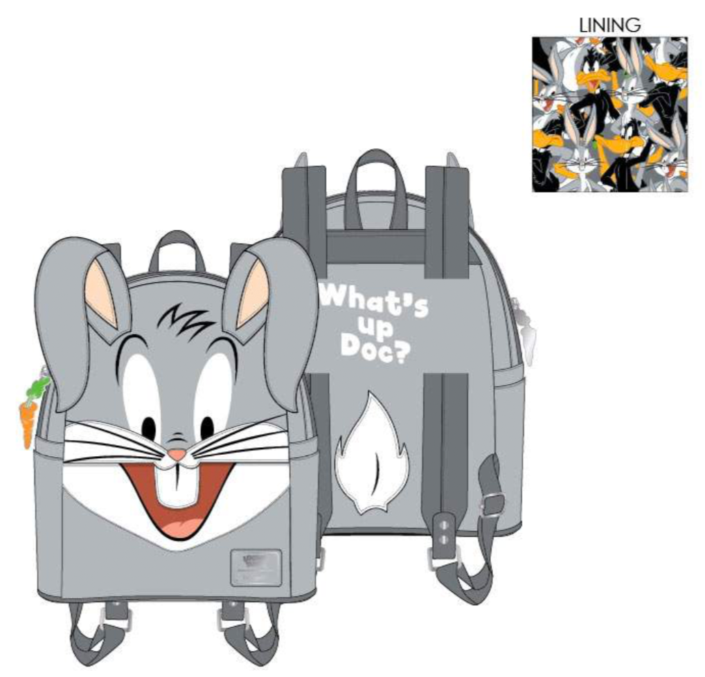 bunny mini backpack Loungefly Looney Tunes Bugs Bunny Cosplay Mini Backpack – The Line Jumper