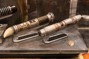 Galaxy's Edge Lightsaber Hilt Stand Displayed in Case