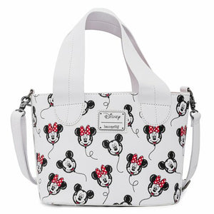 Loungefly Disney Mickey Minnie Balloons AOP Handbag