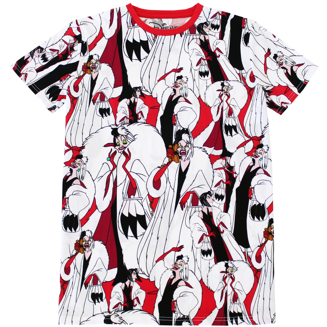 Cakeworthy Disney Cruella AOP T-Shirt