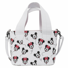 Load image into Gallery viewer, Loungefly Disney Mickey Minnie Balloons AOP Handbag
