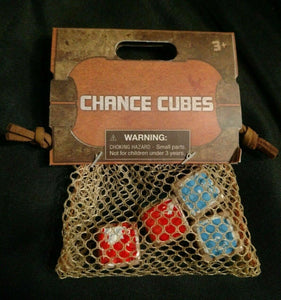 Galaxy's Edge Chance Cubes Dice Set (Red and Blue)