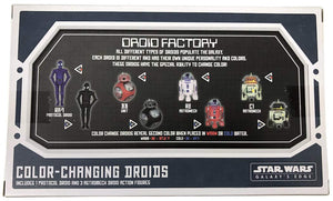Galaxy's Edge Color-Changing 1 Protocol and 3 Astromech Droid Action Figure Set - 4 Pack