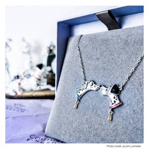 Disney Couture Kingdom 101 Dalmatians Perdita & Pongo Kissing Dogs Necklace