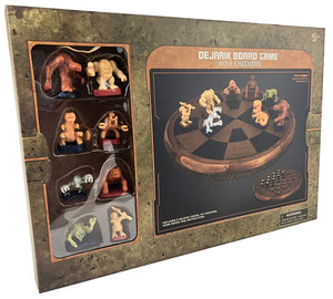 Galaxy's Edge Dejarik Board Game with 8 Figures and Checkers Side View