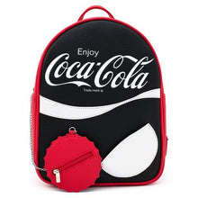 Load image into Gallery viewer, Loungefly X Coca-Cola Logo with Coin Purse Mini Backpack