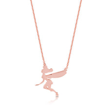 Load image into Gallery viewer, Disney Couture Kingdom Tinker Bell Silhouette Necklace Rose Gold
