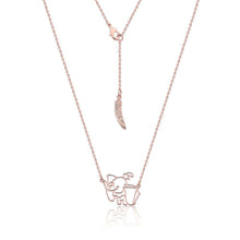 Load image into Gallery viewer, Disney Couture Kingdom Dumbo Outline Necklace Rose Gold