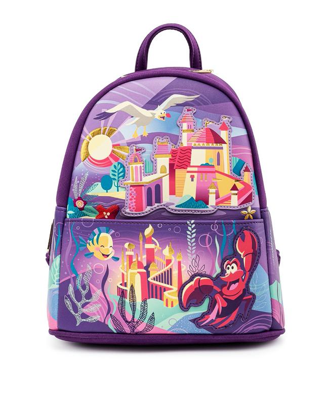 Loungefly Disney Ariel Castle Collection Mini Backpack