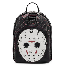 Load image into Gallery viewer, Loungefly Friday The 13th Jason Mask Mini Backpack - Pre-Order September