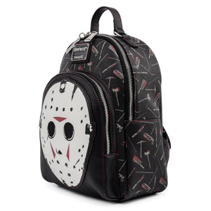 Loungefly Friday The 13th Jason Mask Mini Backpack - Pre-Order September