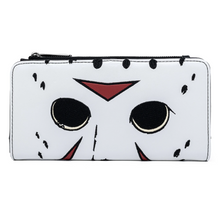 Load image into Gallery viewer, Loungefly Friday The 13th Jason Mask Flap Wallet Front