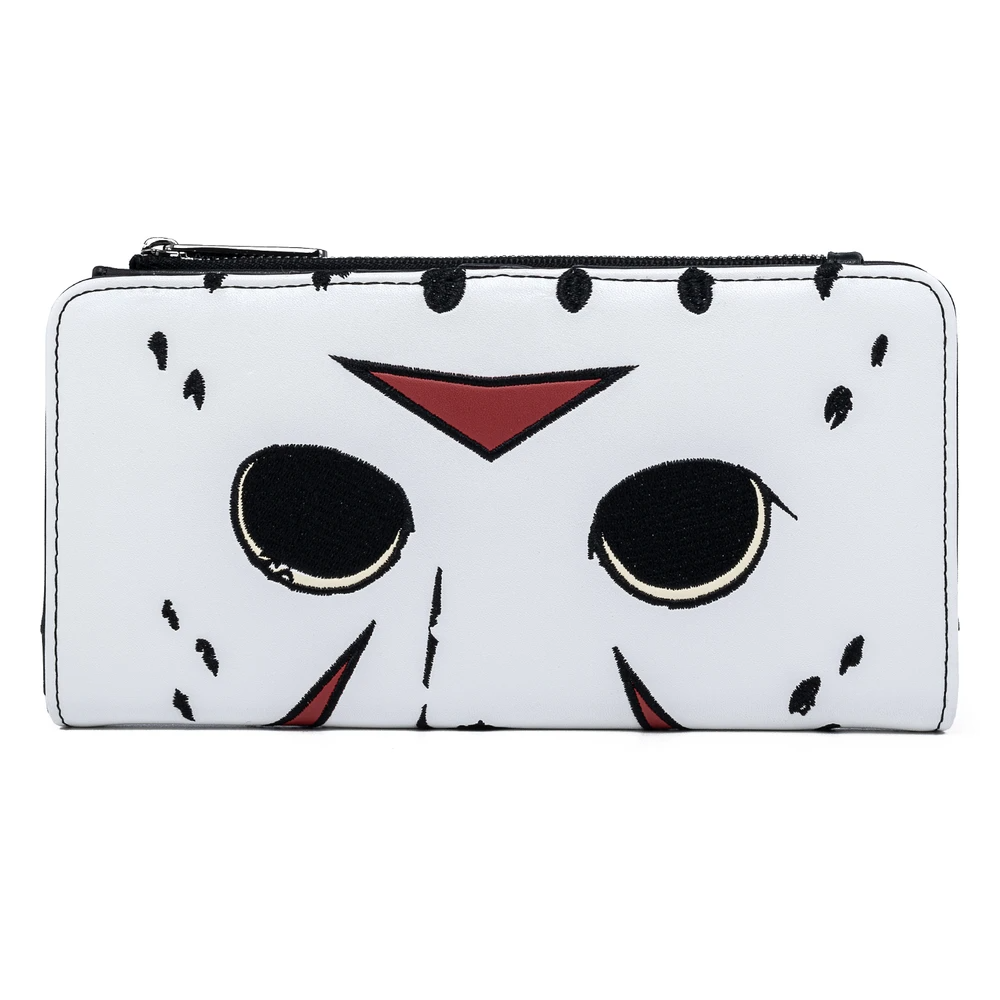 Loungefly Friday The 13th Jason Mask Flap Wallet Front