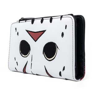 Loungefly Friday The 13th Jason Mask Flap Wallet Side
