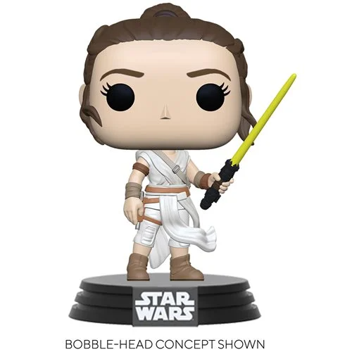 Funko Pop! Star Wars: The Rise of Skywalker Rey with Yellow Saber Pop! - Pre-order May
