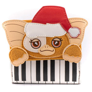 Loungefly Gremlins Gizmo Holiday Keyboard Cosplay Zip Around Wallet
