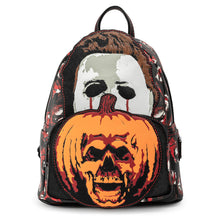Load image into Gallery viewer, Loungefly Halloween 2 Michael Myers Pumpkin Mini Backpack