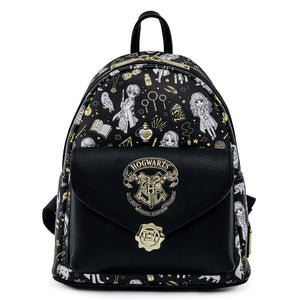Loungefly Harry Potter Magical Elements AOP Mini Backpack
