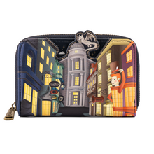 Load image into Gallery viewer, Loungefly Harry Potter Diagon Alley Zip Around Wallet