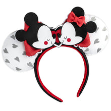 Load image into Gallery viewer, Loungefly Mickey and Minnie Love Headband Ears