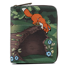 Load image into Gallery viewer, Loungefly Disney Fox and the Hound Copper Todd Zip Around Wallet