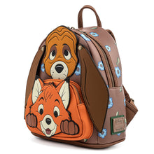 Load image into Gallery viewer, Loungefly Disney Fox And Hound Cosplay Faux Leather Mini Backpack