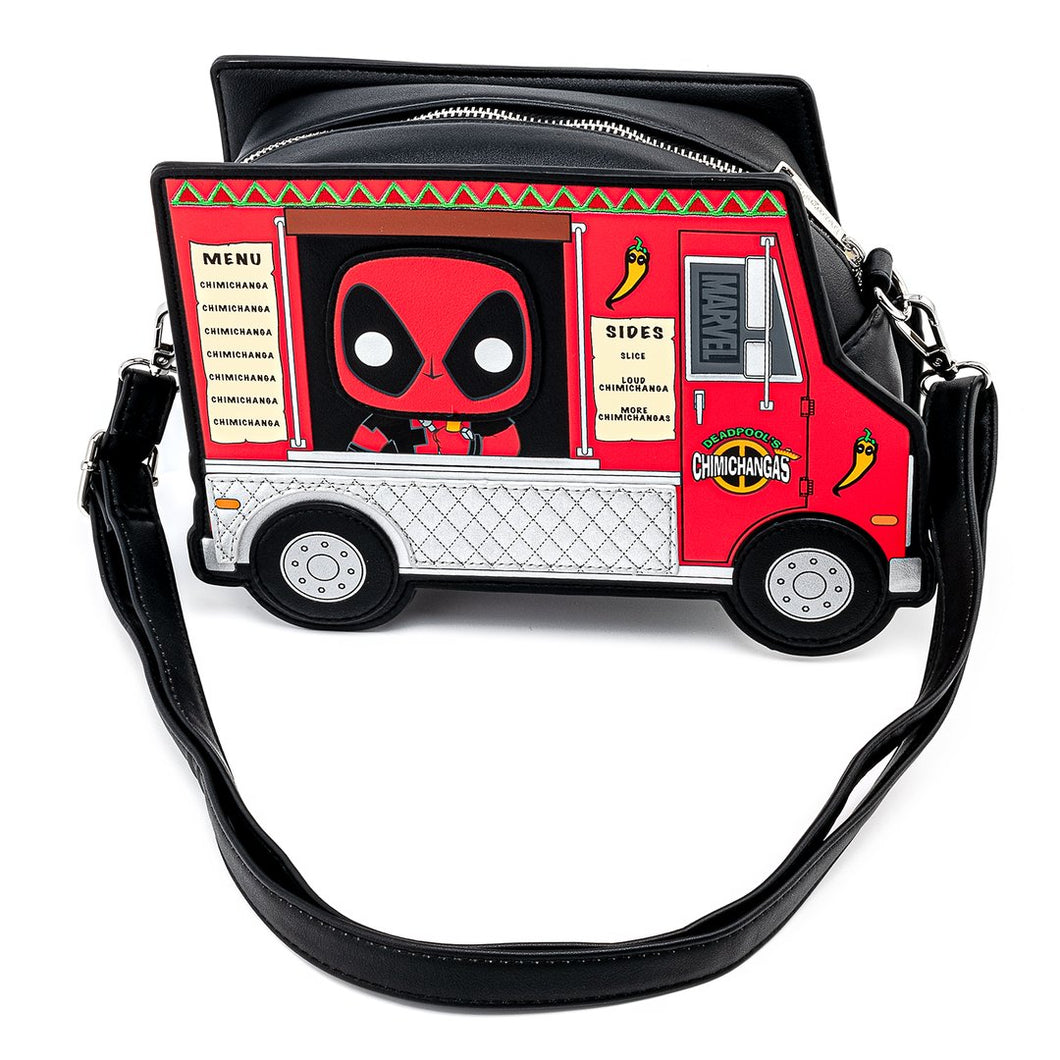 Pop! By Loungefly Marvel Deadpool 30th Anniversary Chimichangas Food Truck Crossbody