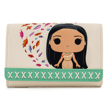 Load image into Gallery viewer, Pop! by Loungefly Disney Earth Day Pocahontas Meeko Flit Earth Day Zip Around Wallet