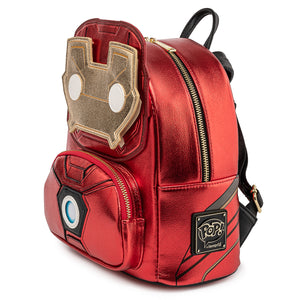 Pop! By Loungefly Marvel Iron Man Light-Up Mini Backpack (Light Up & Glow in the Dark)