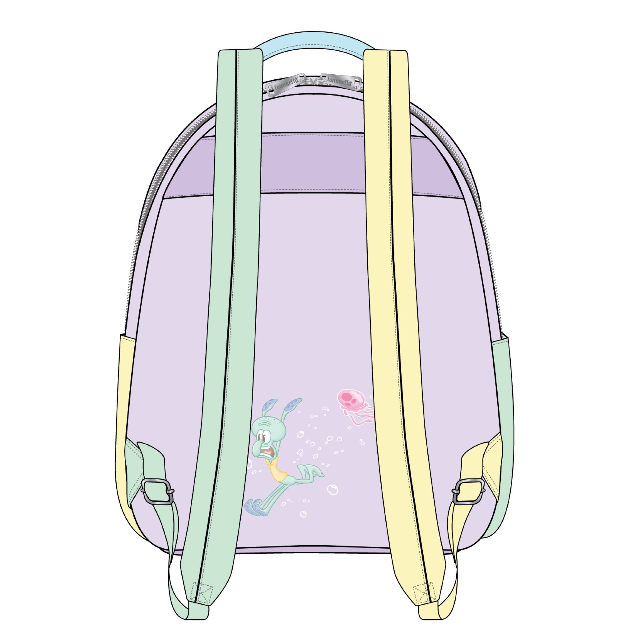 Loungefly Nickelodeon Spongebob Pastel Jellyfishing Mini Backpack – The  Line Jumper