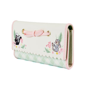 Loungefly Disney Bambi Spring Time Gingham Tri-fold Wallet