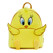 Load image into Gallery viewer, Loungefly Disney Looney Tunes Tweety Plush Mini Backpack